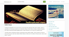 Desktop Screenshot of hatimduasi.com