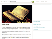 Tablet Screenshot of hatimduasi.com